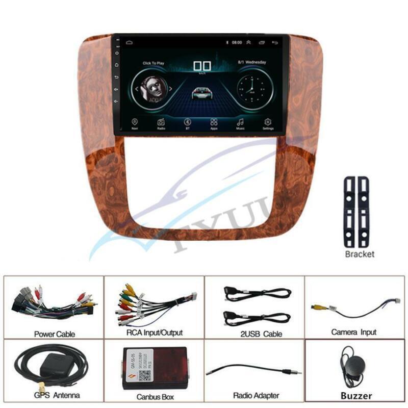 9 Car RDS For 07-13 for GMC for Sierra for Chevy Silverado Stereo Radio GPS Navigation WiFi