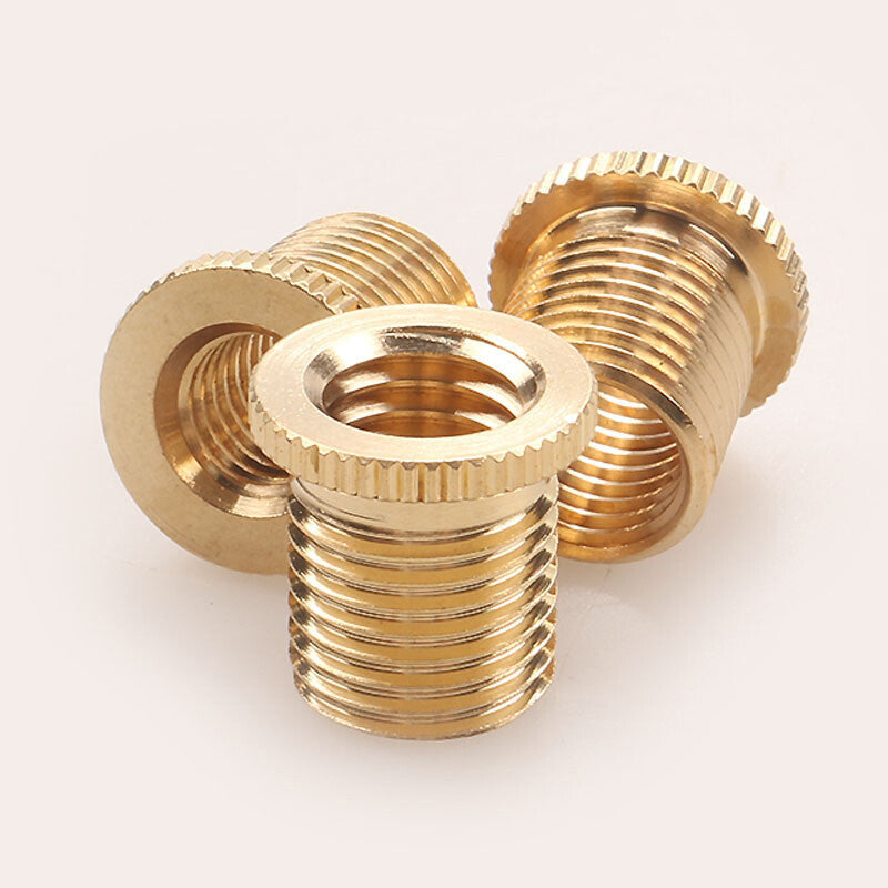 3-piece set of copper gear shifters, threaded adapters, screw inserts M8X1.25, M10X1.25, M10X1.5