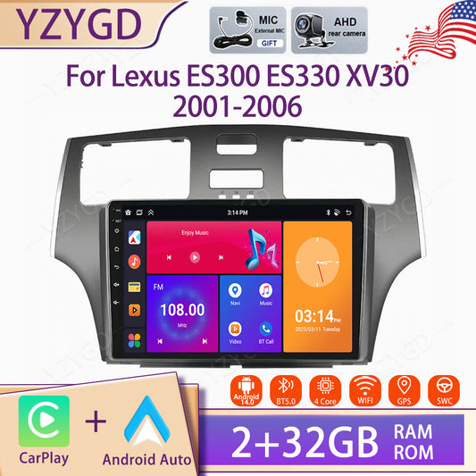 Apple Carplay for Lexus ES300 ES330 XV30 2001-2006 Stereo 9GPS Navi Car Radio