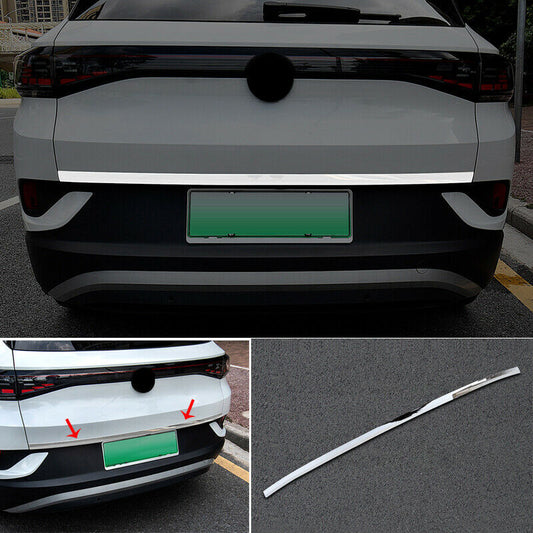 Stainless Rear Door Trunk Lid Tailgate Strip Trim for Volkswagen ID.4 2021-2023