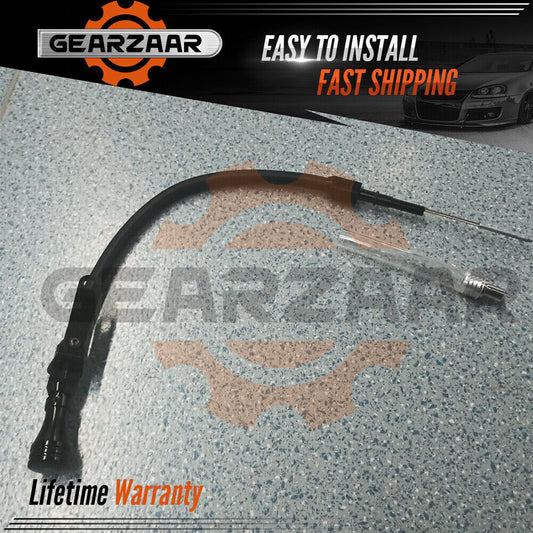 Black Flexible Stainless Oil Dipstick For LSX LS1 LS2 LS6 4.8L 5.7L 6.0L 6.2L U