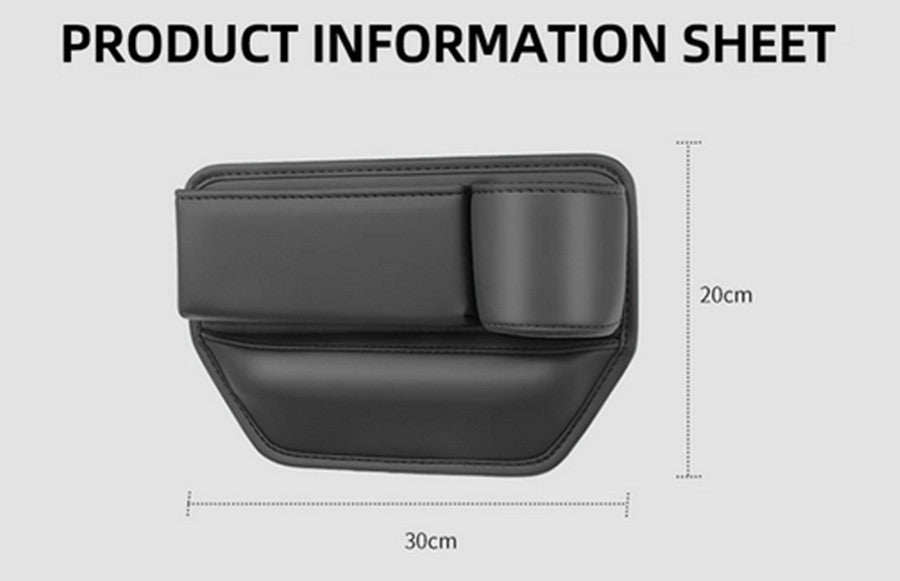 Right Side Car for Seat Gap Filler Storage Box Cup Holder Organizer Bag Accessories