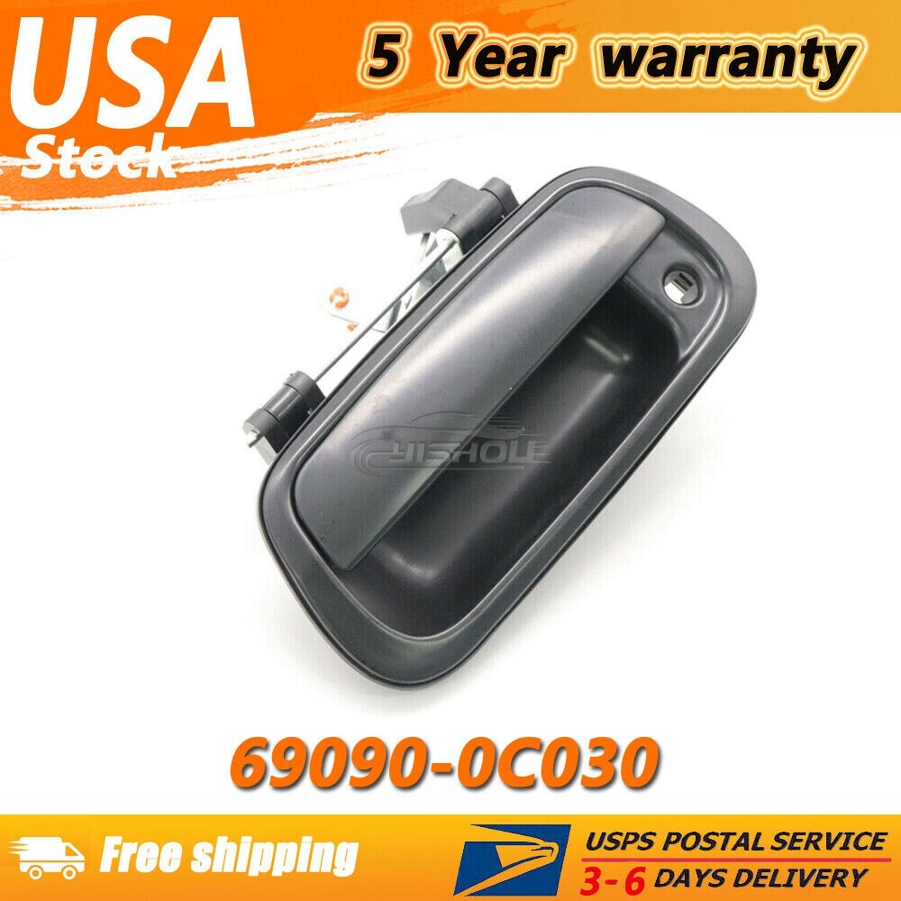 For 2000-2006 2005 for Toyota Tundra Black Tailgate Handle Textured Pickup Truck Q