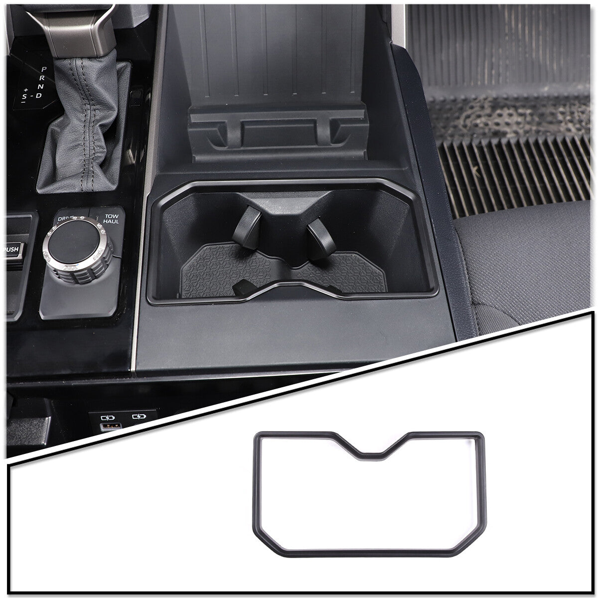 Black Copilot front instrument storage tray storage box suitable for Hum mer H 2 2003-07- v