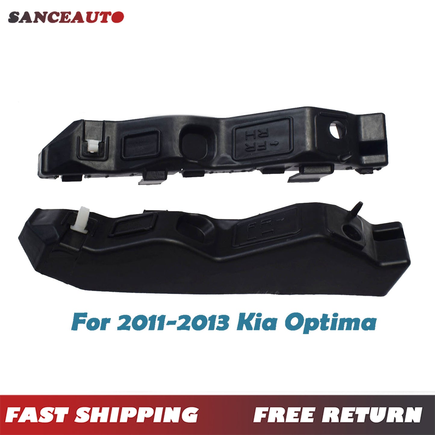 2-piece front bumper mounting bracket with LH right-hand support for 2011-13 for Kia Optima- n