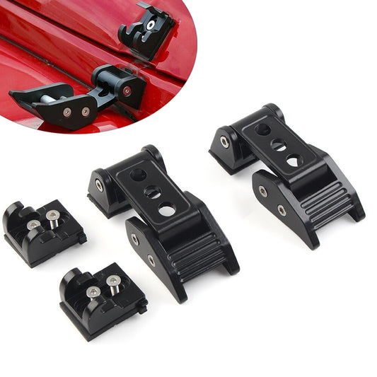 Engine Lock Hood Latches Catch Car Fit for Jeep for Wrangler JK 2007-2017 Aluminum Alloy