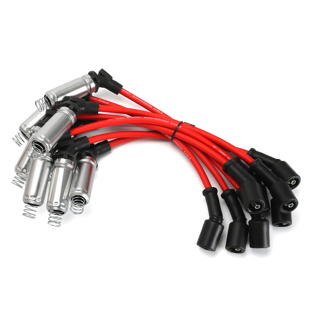 spark plug wires are suitable for Silverado 1500 2500 99-06 LS1 VORTEC 4.8L to 5.3L to 6.0L. v
