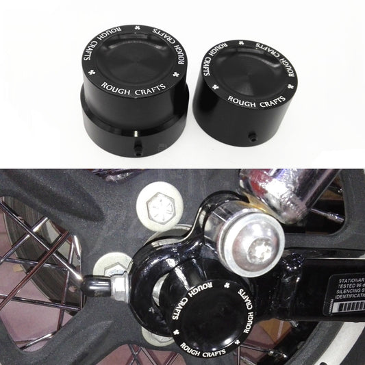CNC Rear Axle Nut Covers Bolt Kit for Harley XL1200 XL883 Dyna Touring V-Rod Q