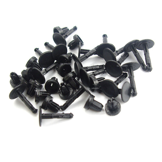 Set of 20 Fender Cowl Panel Push-Type Retainer Rivet Clip for Honda for Civic