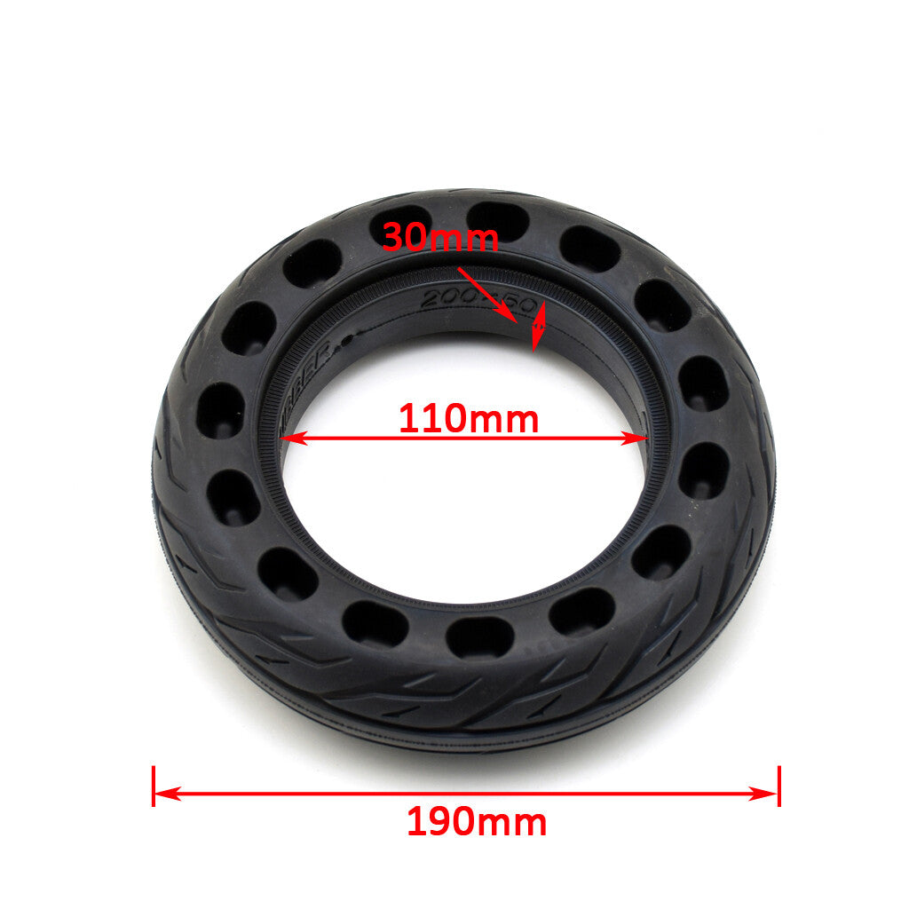 200x50 8 inch solid wheel Explosion-proof Tires Bee Hive Holes motorcycles tyres