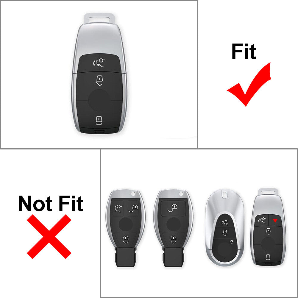 Key Fob Case Cover Shell fit for Benz A B C E S Class CLA CLS GLC GLE GLS