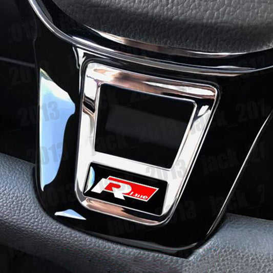 for Volkswagen for VW for Passat 2016-2024 R Style Inner Steering Wheel Cover Trim 1PCS
