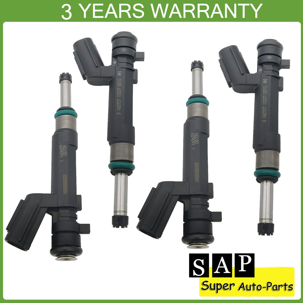 Set of 4 Fuel Injectors for Nissan Versa 12-19 Versa Note 14-16 1.6L 16600-1KT0A