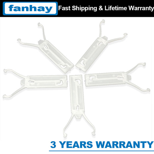 5X WIDE Chrome Fender Door Quarter Trim Molding Clip Retainer For 80-90 Caprice