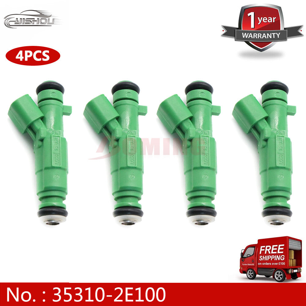 4 x 35310-2E100 Fuel Injectors for 2011-2014 for HYUNDAI for ELANTRA 1.8L L4 - new