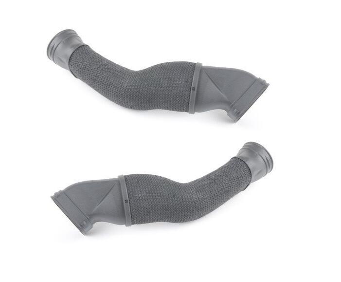 One new set of left and right intake hoses suitable for Mercedes W221, W216, and S350. n