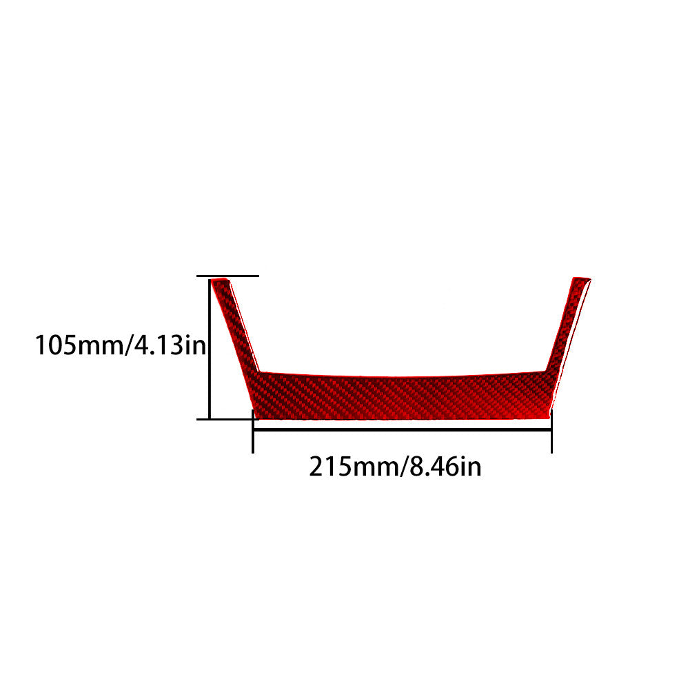 8x Red Carbon Fiber Door Bowl Handle Cover Trim For X5 E70 X6 E71 2008-2013 v