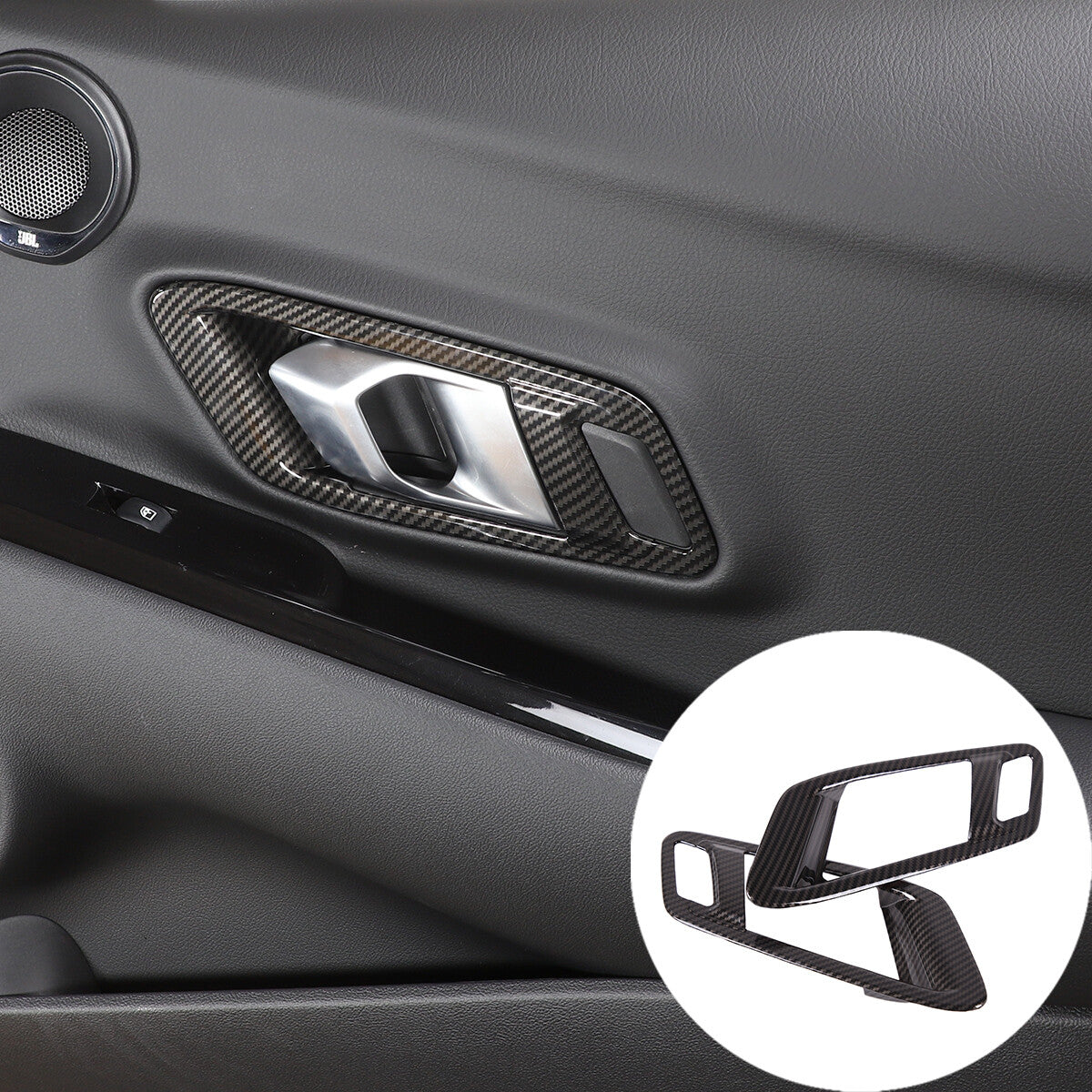 Carbon Color Mirror Rain Sight Guard Cover for Focus RS ST 2012-2018- v