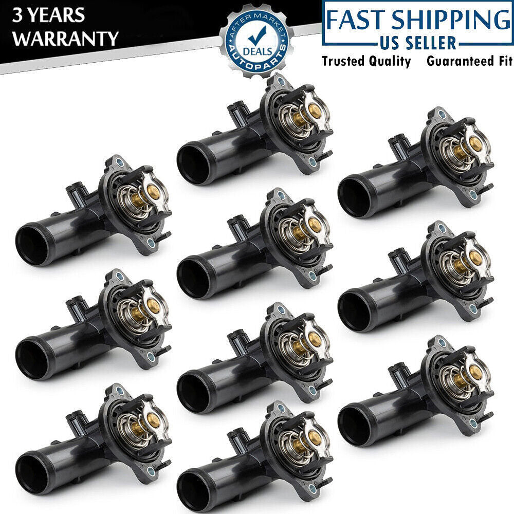 10pcs Thermostat Housing for Jeep Grand Cherokee for Wrangler JK 3.6L 2012 2013-2018 Q