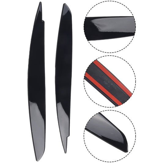Black Plastic Eyebrows For 1 Series E87 E88 E81 E82 Eyelids Brows 2008-13