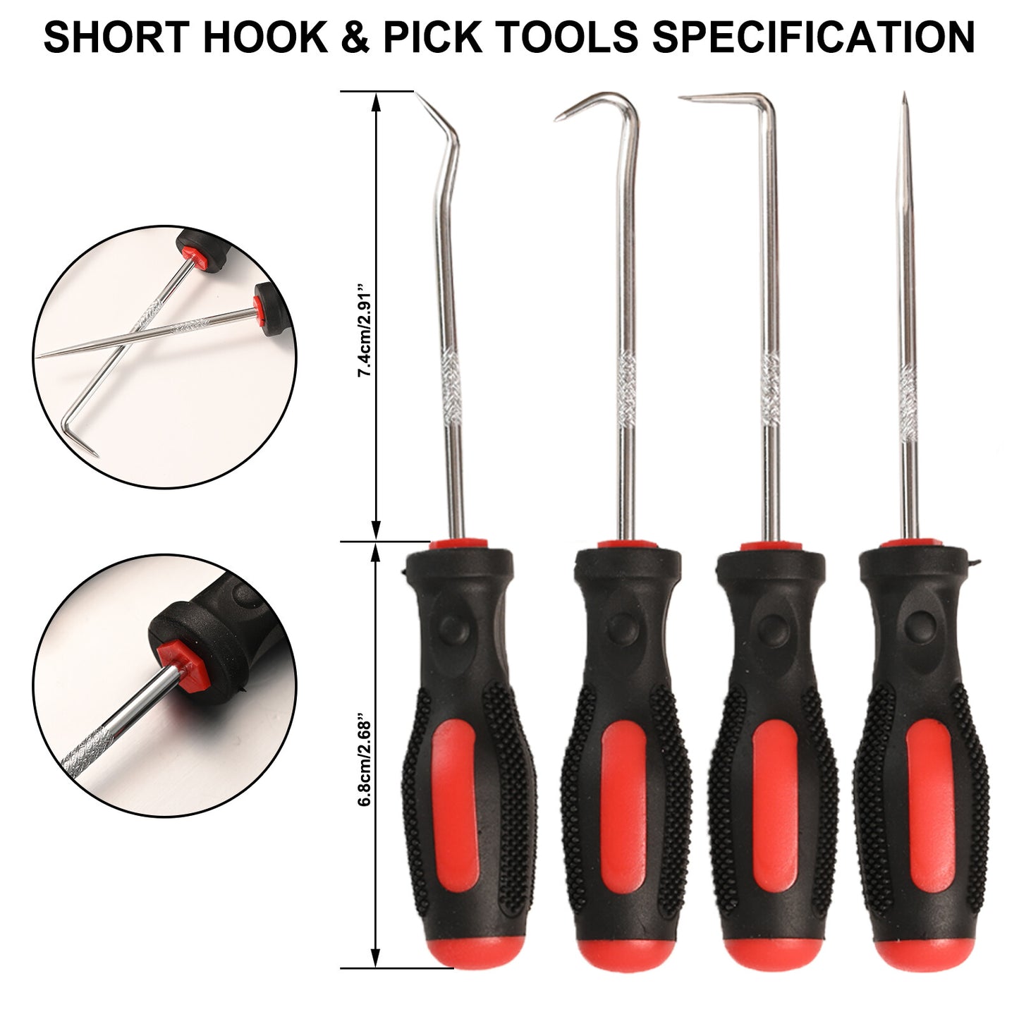 10pcs Hook & Pick Set O Ring Seal Remover Tool Mechanics Garage Tool Hose Puller Q