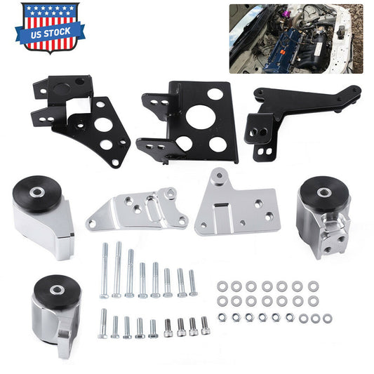 Engine Mount Bracket K-Swap EK 96 97 98 99 00 for K20 K24 K-Series US Q