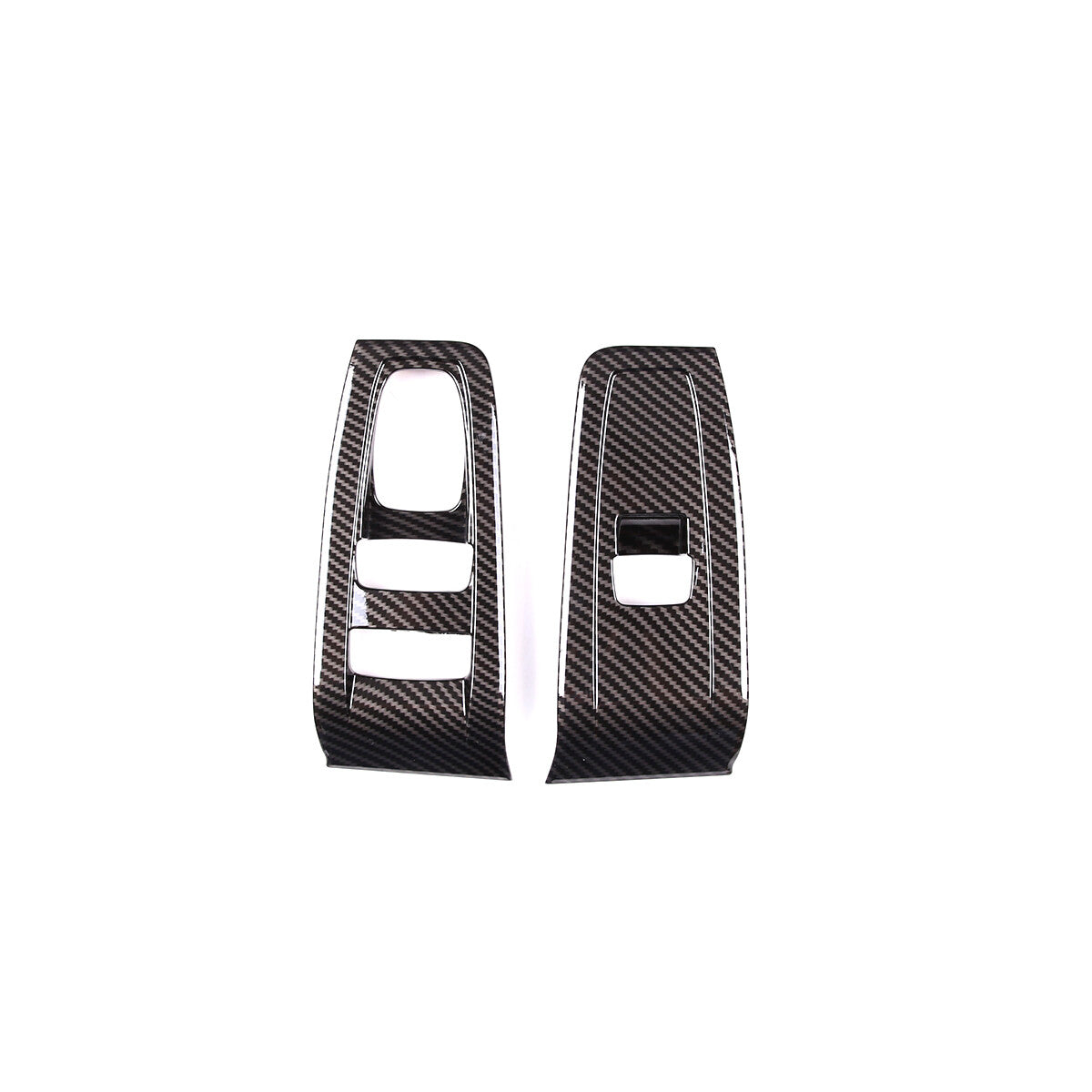 Black alloy rear window side panel decorative cover suitable for Land Rover Discovery 3 10-16- v