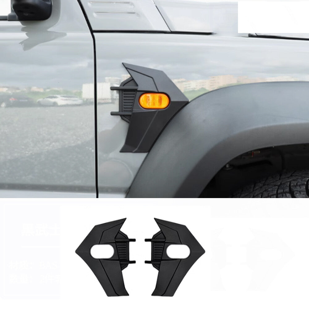 2PCS Car Side Fender Turn Signal Light Lamp Cover for Suzuki for Jimny 2/4Door 2019+