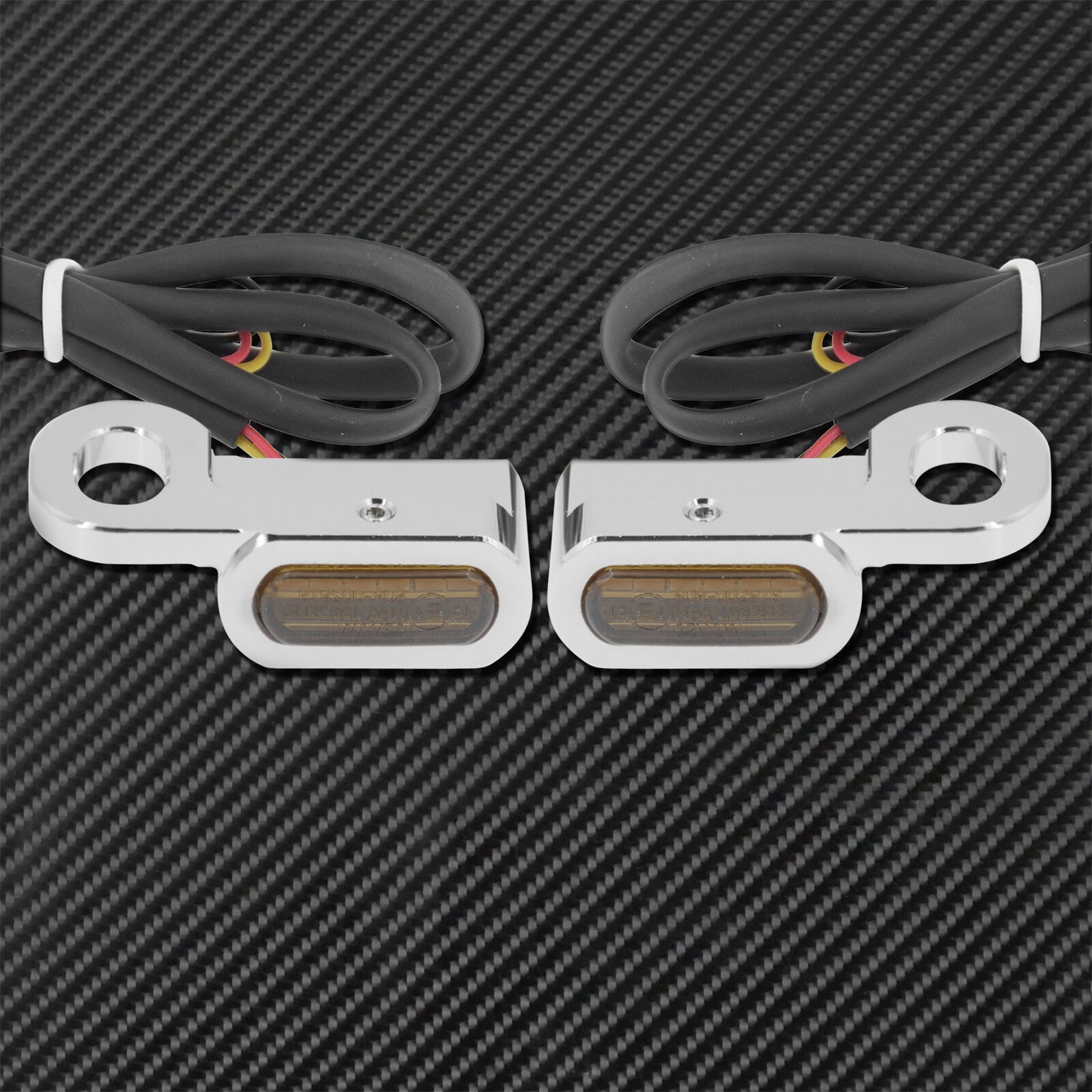 Motorcycle Turn Signal Indicators Blinker Lights Fit for Harley Touring Softail Q