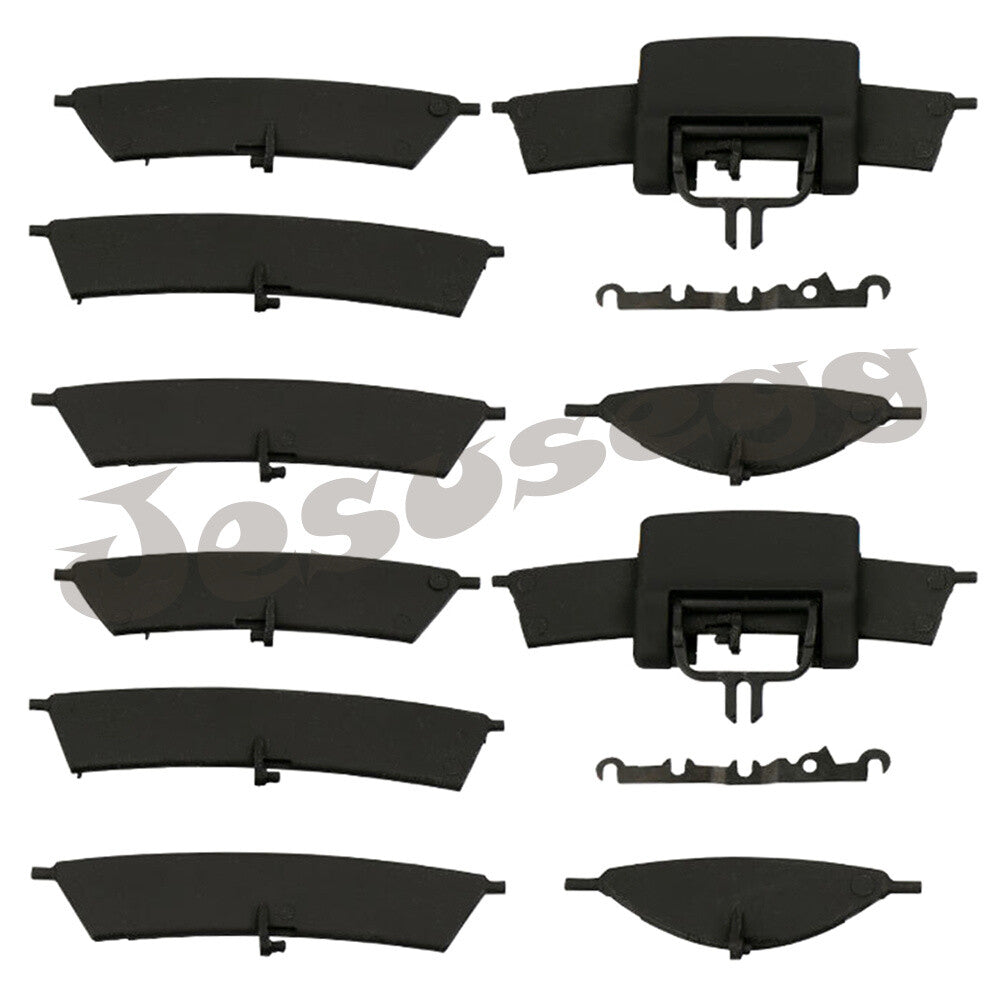 2X Dashboard Dash Center AC Air Vent Grill Kit Black For 07-12 ML-Class GL-Class Q