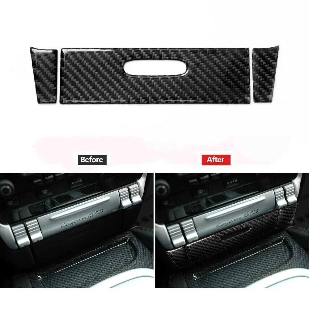 20Carbon Fiber Interior Decorative Cover Trim for Cayenne 2003-2010 Hot n