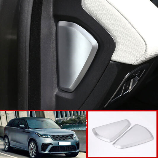 for Range Rover Velar 2018-23 Silver Center Console Dash Both Side Cover Trim 2P