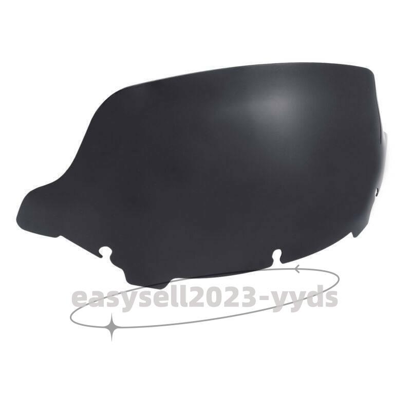 Black 10 Windshield Windscreen for Harley Touring Street Glide Electra Glide