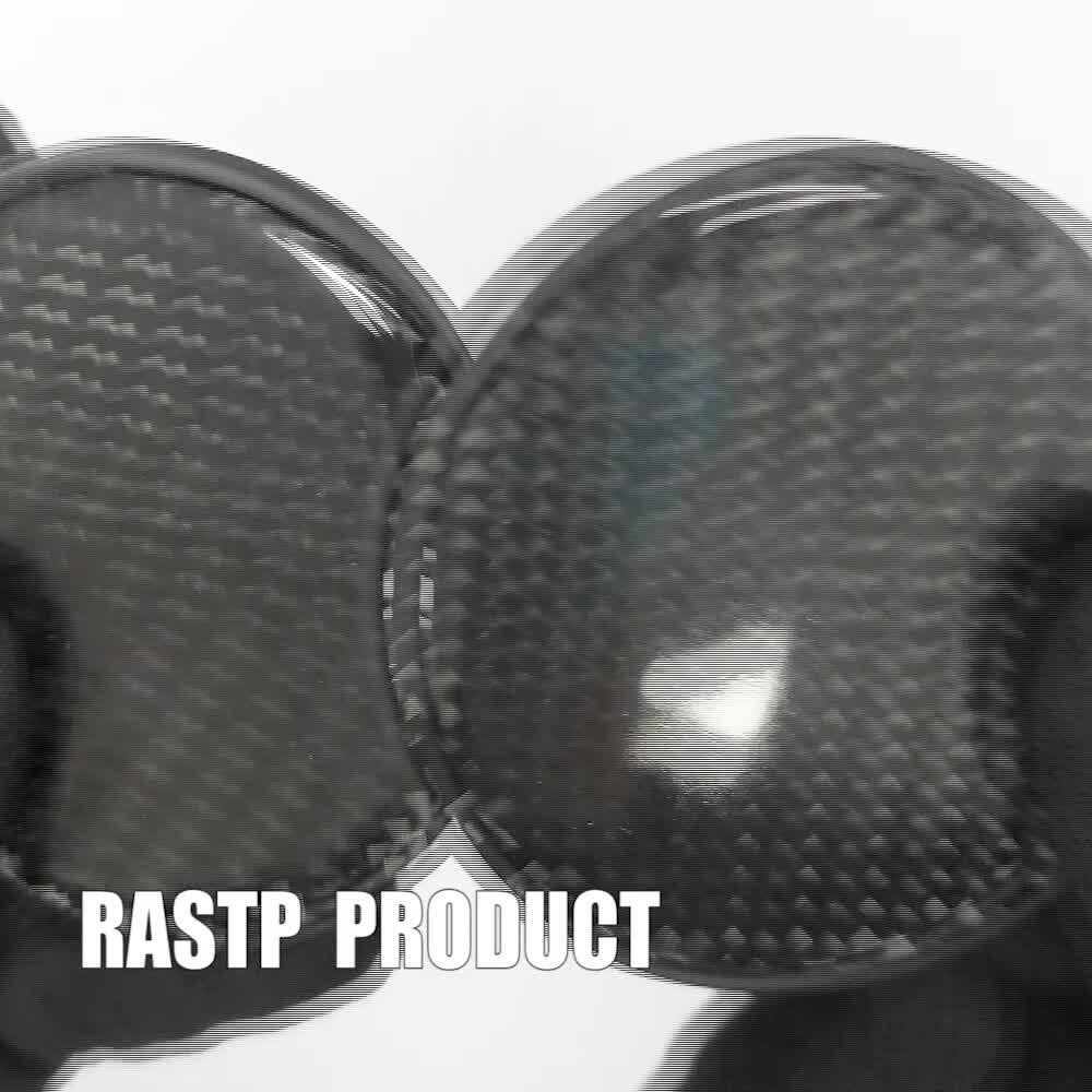 4Pcs Carbon Fiber Car Cup Holder Pad Water Cup Slot Non-Slip Mat Accessories