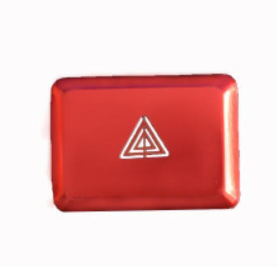 Fit for Honda CR-V CRV 2023-2024 Red Aluminum Emergency Light Switch Button Trim n