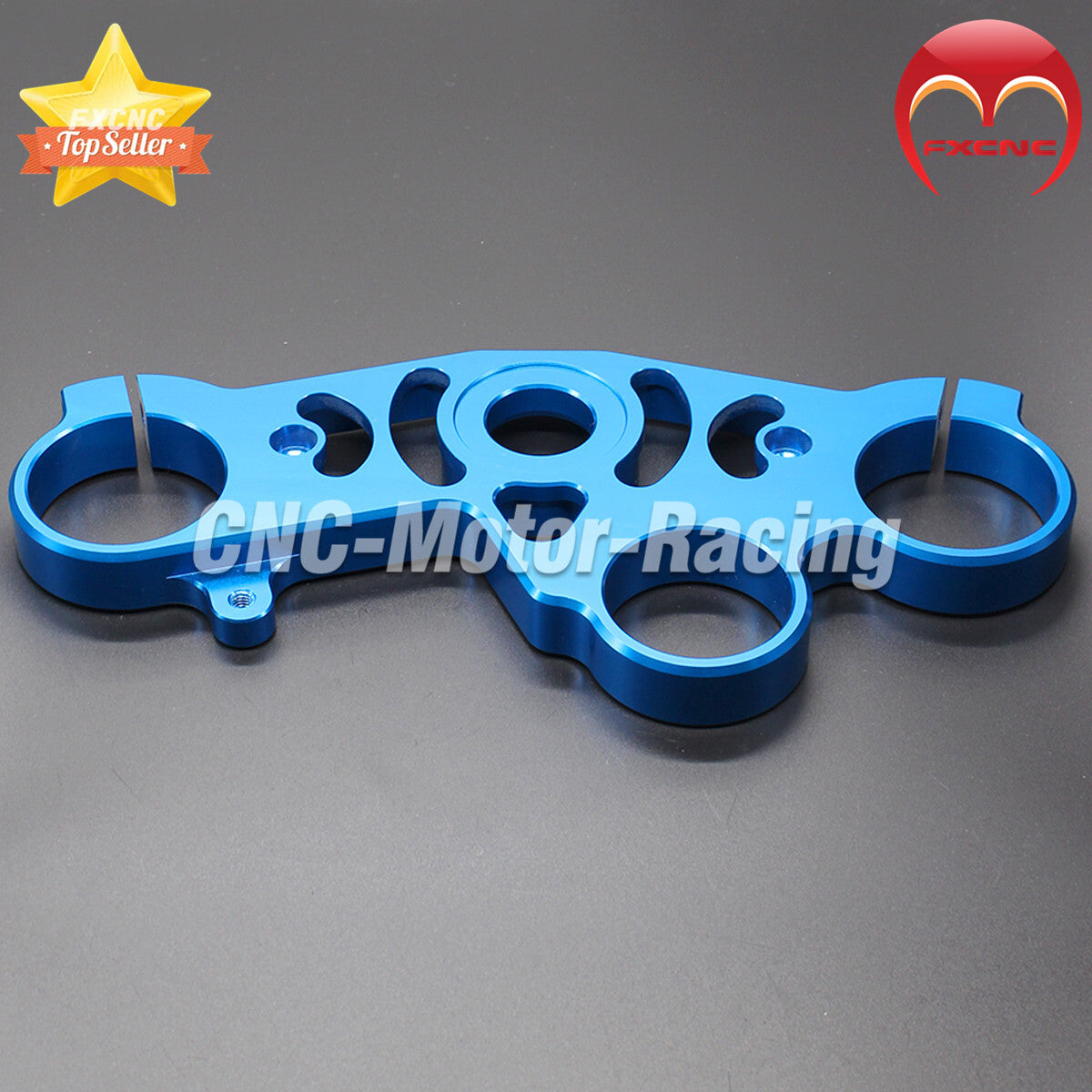 Lowering Triple Tree front clip for Yamaha R1 2004 2005 2006 Blue