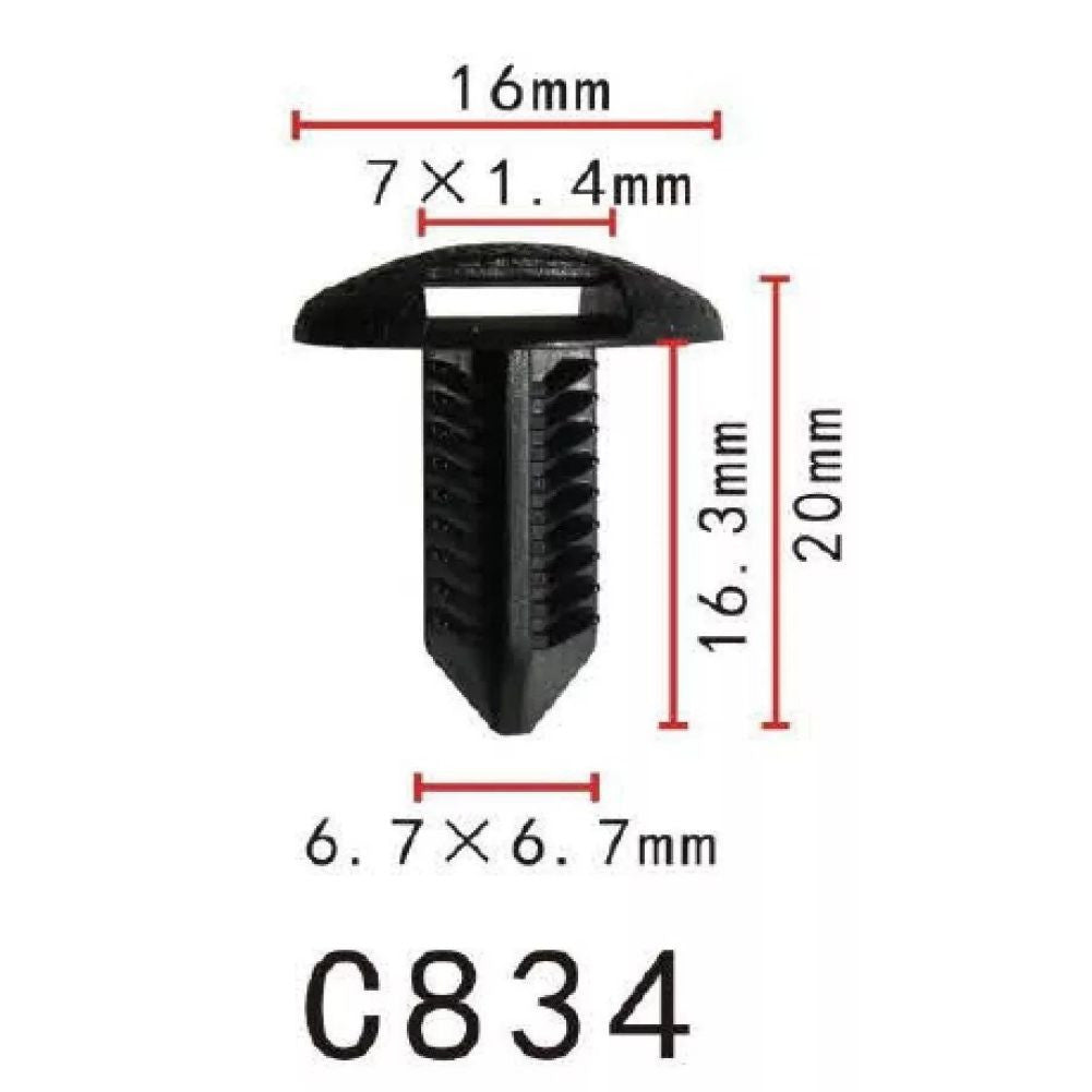 90467A0002C0 Trunk Side Trim Retainer Clips for Toyota for Camry for Corolla 09-17
