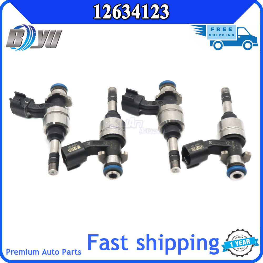 4-pack fuel injectors for 2012-2017 for Chevrolet Equinox 3.6L 12634123 for Cadillac / for GMC / for Buick