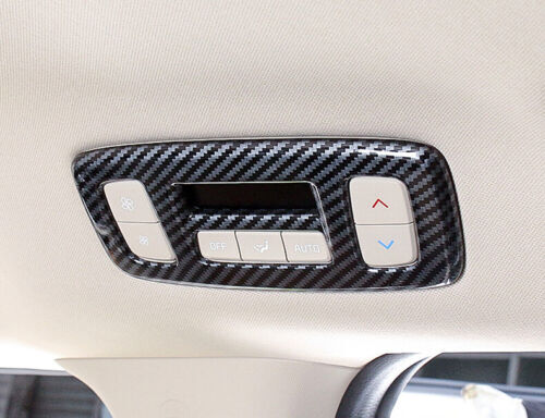 For Altima 2019-2022 ABS Carbon Fiber Gear Shift Shifter Knob Cover Trim v