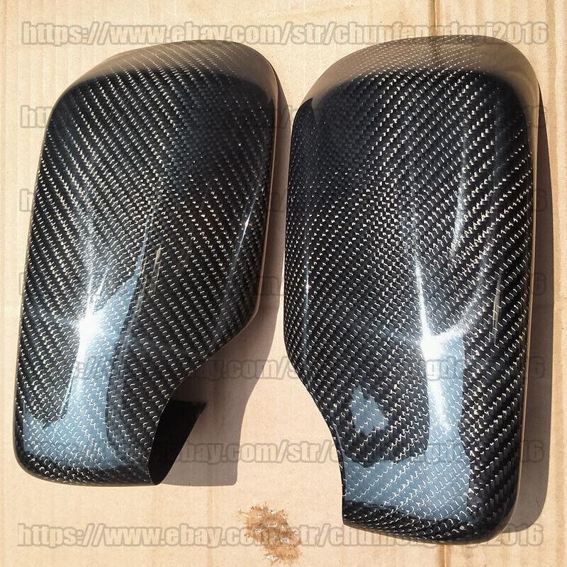 for BMW 3 Ser E46 1998-2006 Add on style carbon fiber auto side mirror cover cap