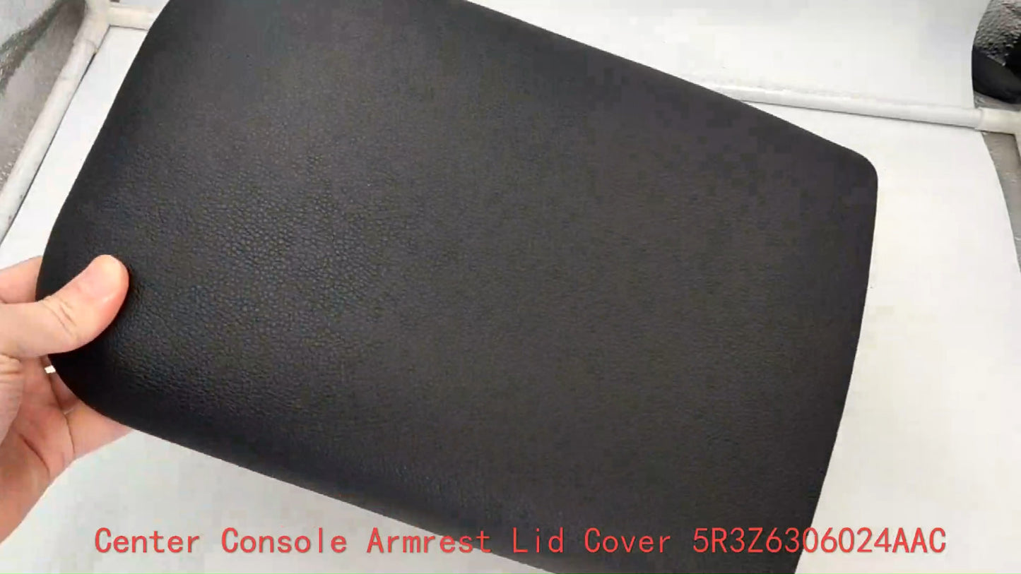 Black Center Console Armrest Lid Cover for Mustang 2005-2009 5R3Z6306024AAC v