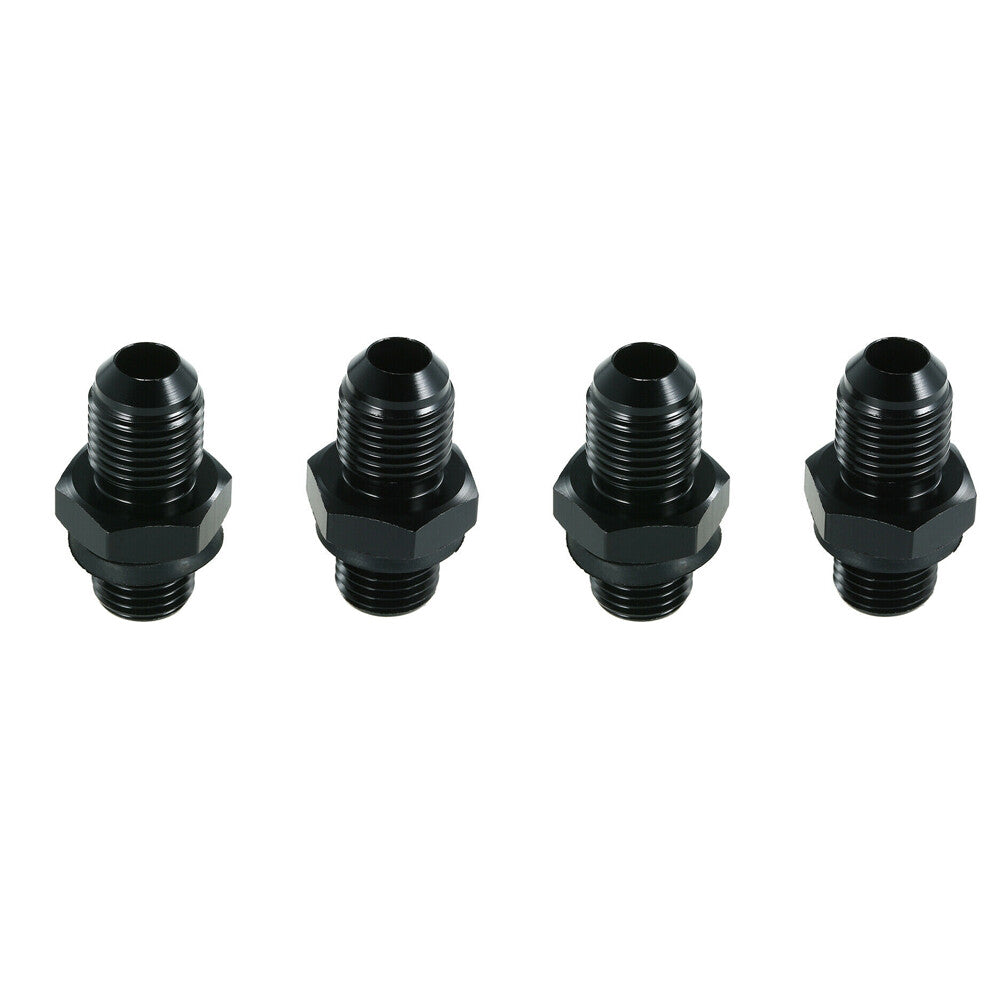 6AN-1/4 Transmission Oil Cooler Adapter Accessory for Universal Turbo 350 400 4L60E (4 Pieces)