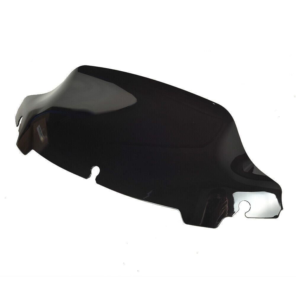 Black 7 Wave Windshield Windscreen For Electra Glide Ultra Classic: 2014-2021