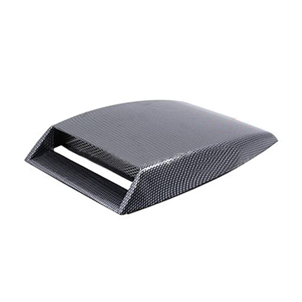 Air Flow Intake Hood Scoop Vent Bonnet Cover Universal Carbon Roof Decorative