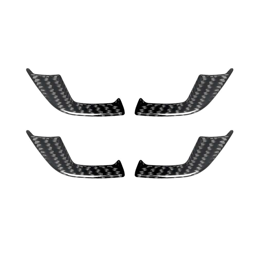 Red Carbon Fiber Steering Wheel Button Cover Type D for Camry 2007-2011 v