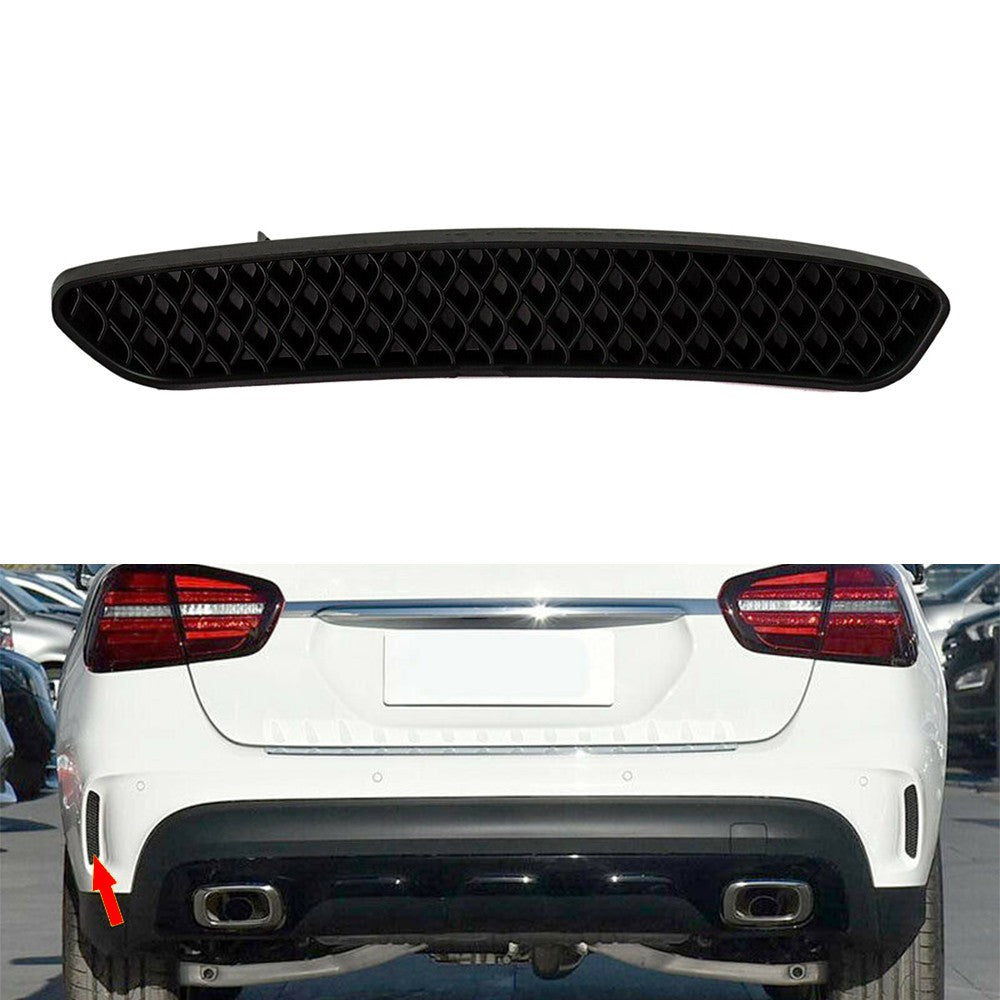 Rear Bumper Side Grill Insert Trim Left Black For 2015-2019 GLA45 AMG GLA250 Q