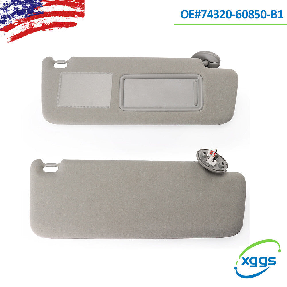 1 pair of brand new left and right sun visors suitable for Toyota Prado TRJ120 RZJ120 KZJ120 KDJ/GRJ120