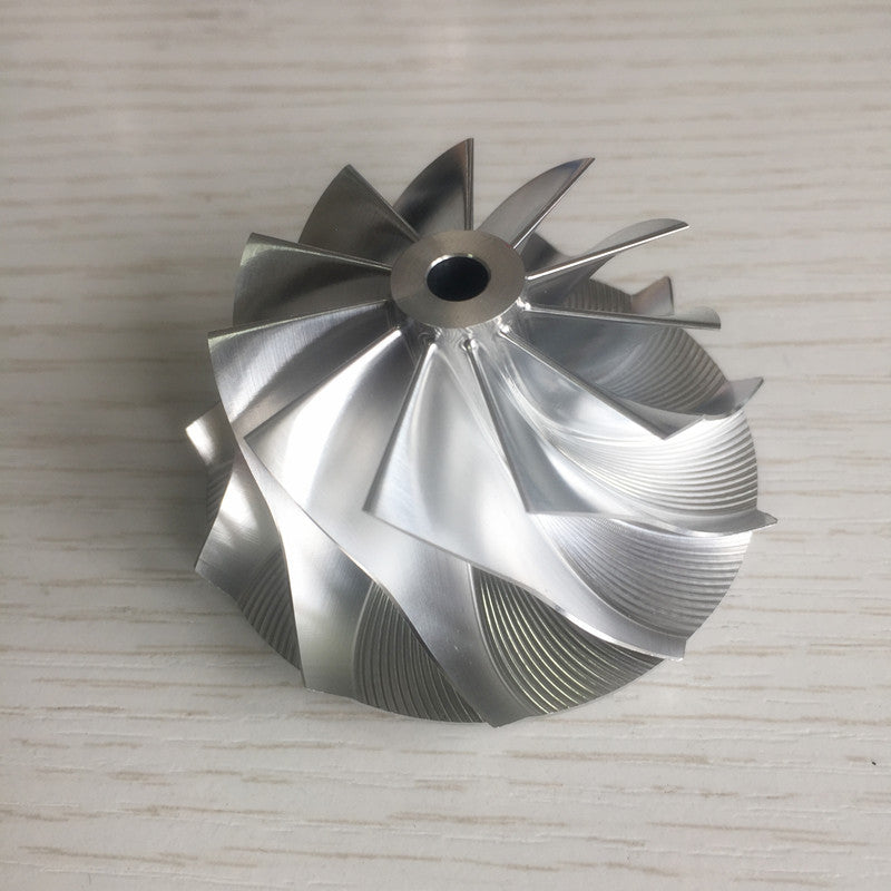 GT15-25 11+0 Blade 43.40/56.03 mm Performance Turbine Billet Compressor Wheel
