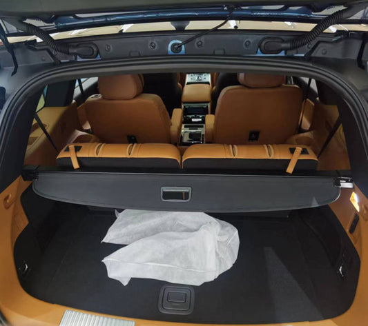 Car Rear Trunk Cargo Luggage Shade Cover Canvas for Lincoln Aviator 2021-2023