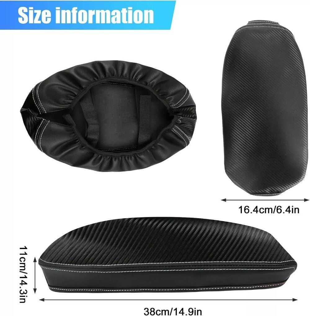 PU Leather Center Console Armrest Box Lid Protector Cover for GMC for Canyon 2015-22 n